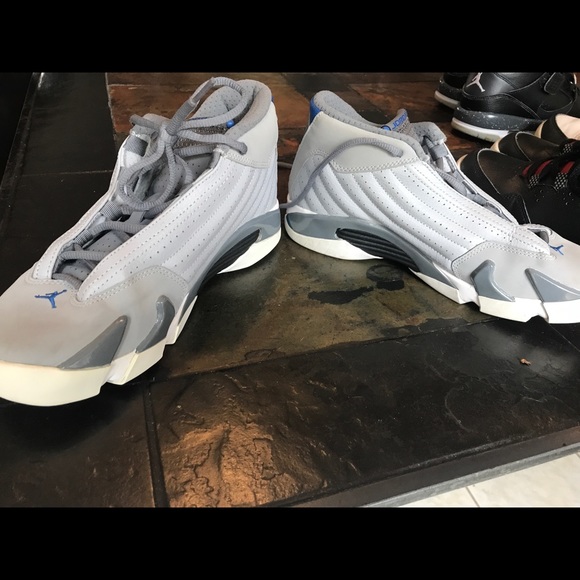 Jordan 14 Retro Sport Blue 6.5Y - Picture 6 of 10